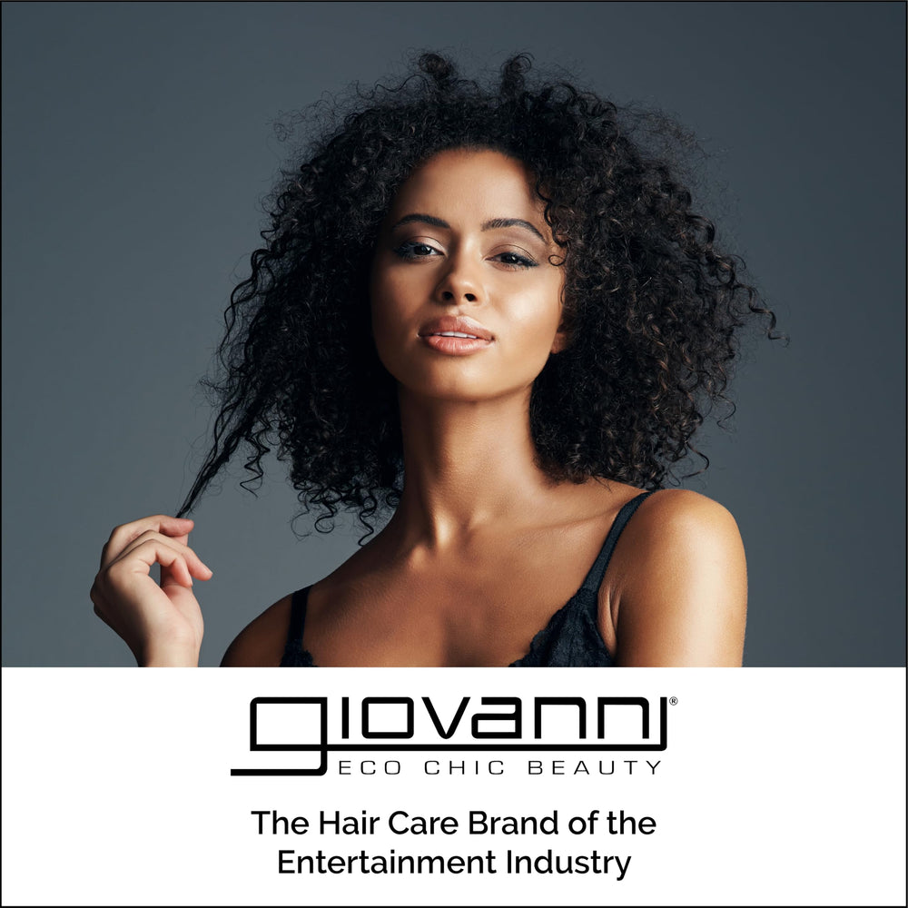 GIOVANNI before and after hair showing increased manageability