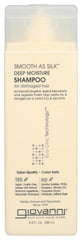 GIOVANNI bottle front view showing product and clear branding benefits