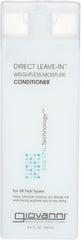 GIOVANNI front packaging showing product and benefits