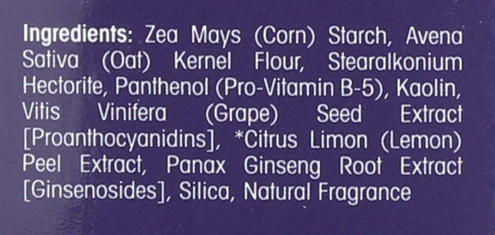 GIOVANNI powder texture on hand illustrating lightweight oil-absorbing formula