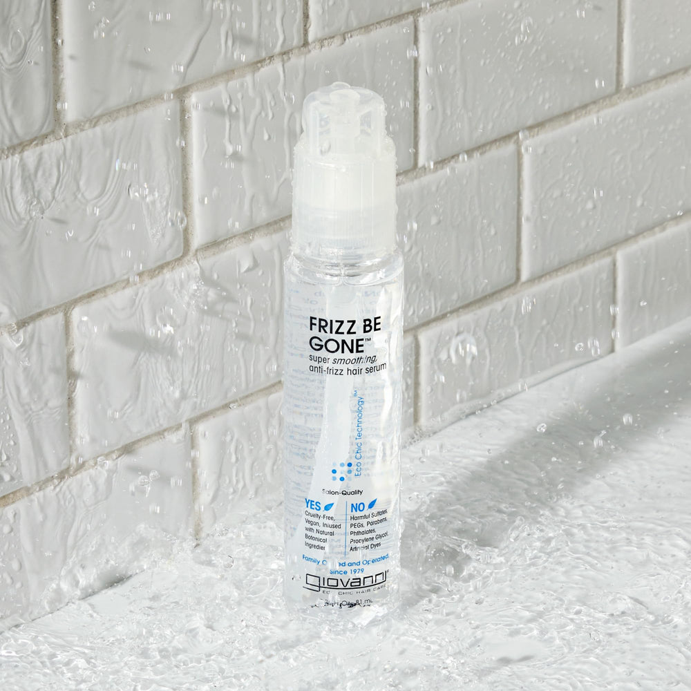 GIOVANNI serum texture on hand illustrating lightweight, non-greasy finish