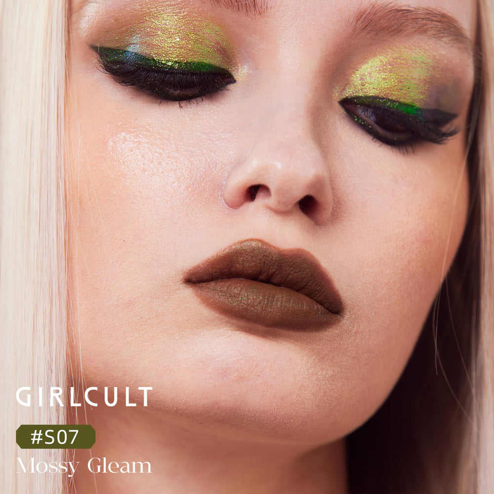GIRLCULT swatch on arm demonstrating rich, buildable color payoff