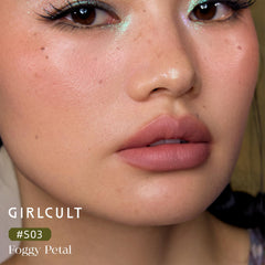 GIRLCULT swatch on hand demonstrating true S03 pigment and buildable payoff