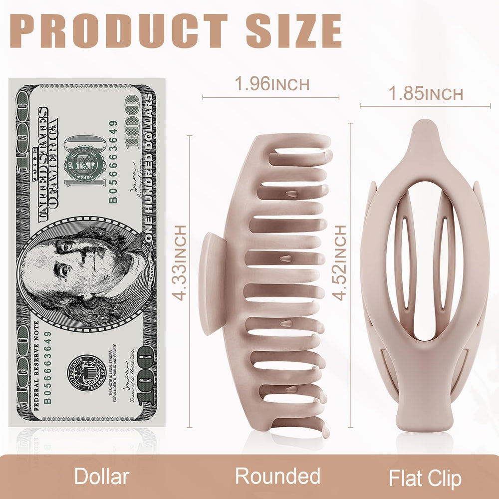 GIRLOLIIAR clip beside coin for scale showing compact, travel-friendly benefit