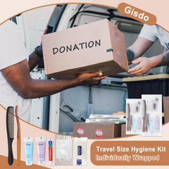 Gisdo kit held in hand to show compact size and travel-friendly scale