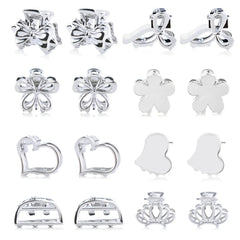 GIYAWA front pack of 16 metal hair clips, compact set for travel