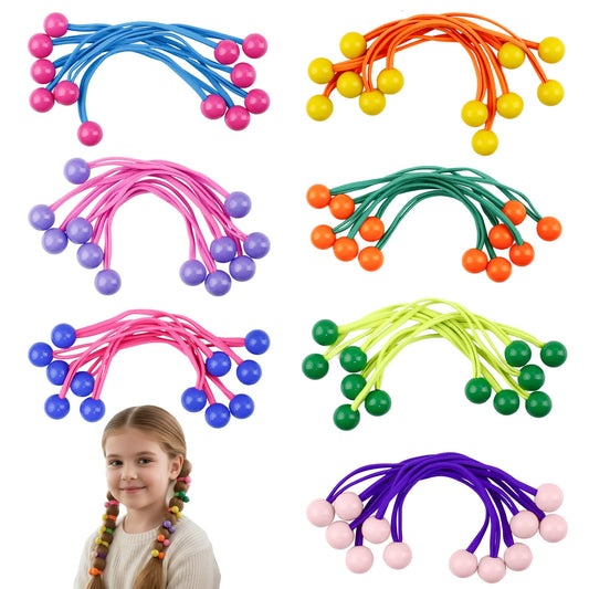 GIYAWA front packaging of 42PCS bubble hair ties showing colors and quantity benefit