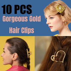 GIYAWA clip securing a half-up hairstyle, stylish hold benefit