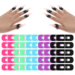 Gjinxi front packaging showing 100-piece colorful nail protectors and convenience