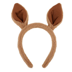 Gjinxi kangaroo headband front view shows cute ears and secure fit