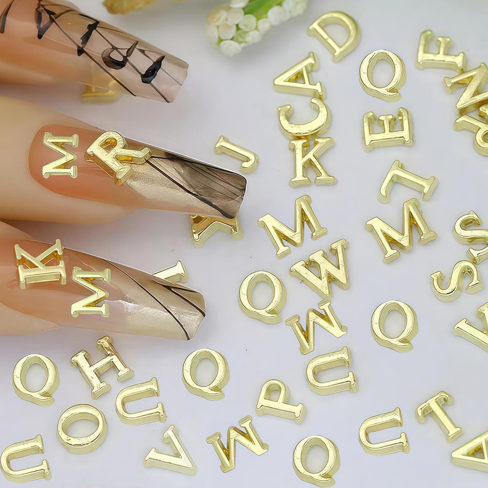 GJJBQTT front packaging showing gold letter charms for easy selection