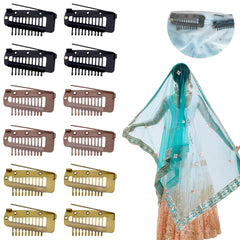 GJRR front packaging showing 12 chunni clips for secure dupatta wear