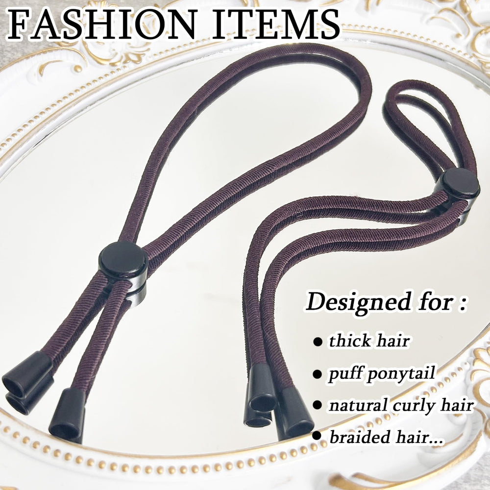 GJRR hair tie worn on wrist as bracelet for convenience and portability