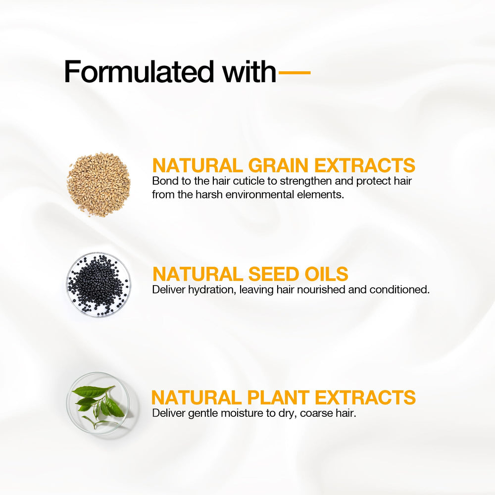 GK HAIR seed oils and natural ingredients display indicating nourishment