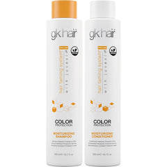 GK HAIR front packaging showing duo and benefits for color protection