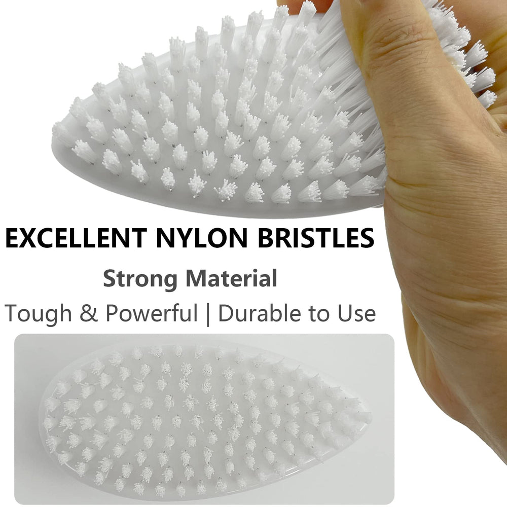 GKETN close-up of stiff nylon bristles showing texture and durable cleaning power