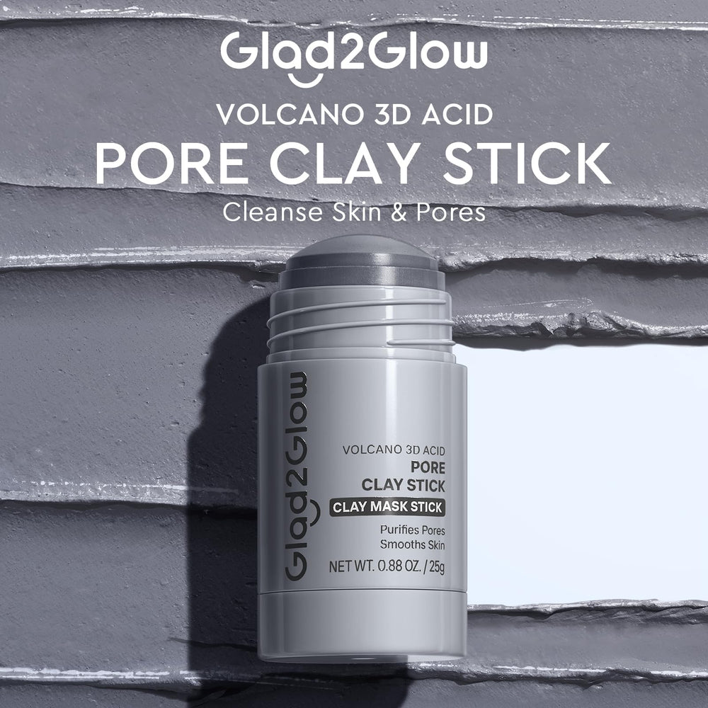 Glad2Glow stick with cap removed revealing solid clay applicator for mess free use
