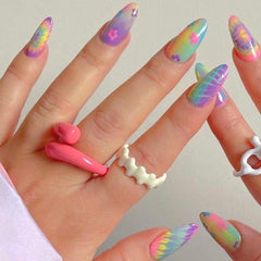 GLAMERMAID front packaging showing ash pink nails and kit contents, easy pick-up