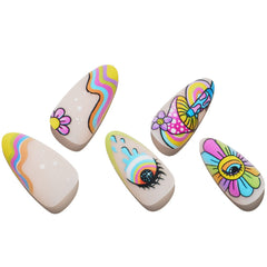 GLAMERMAID front packaging showing gothic rainbow flower design benefit convenience