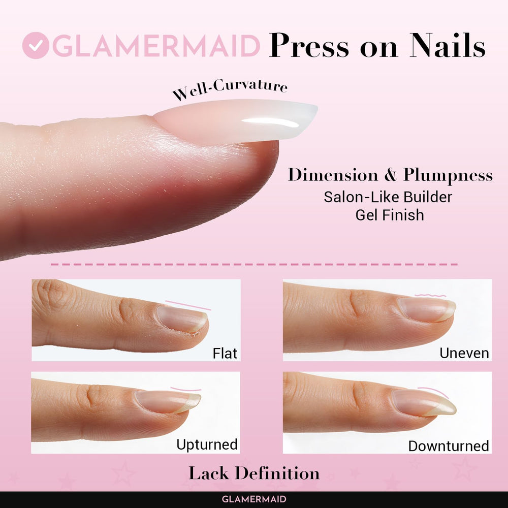 GLAMERMAID glossy texture detail showing gel-like shine benefit: long-lasting luster