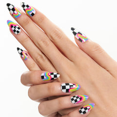 GLAMERMAID nails worn on hand showing scale and realistic fit benefit