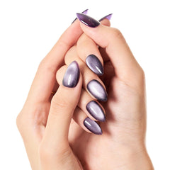 GLAMERMAID kit contents laid out with 24 nails and tools for easy at-home application benefit