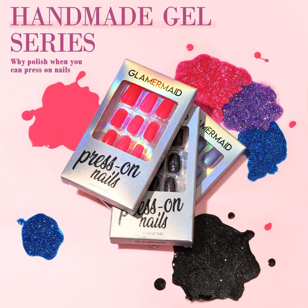 GLAMERMAID reusable nails stored with tools, easy reuse and organization benefit