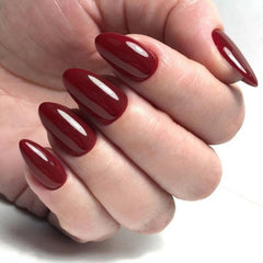 GLAMERMAID side profile showing cuticle-thin edge and durable thick fingertip benefit