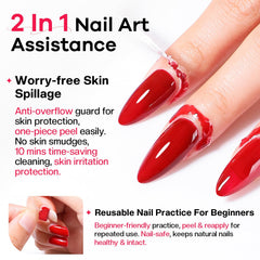 Glamonade brush applicator detail for precise cuticle protection