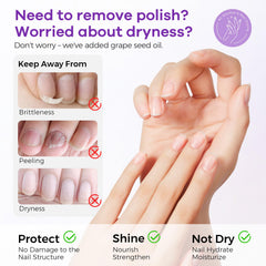 Glamonade label ingredients close-up highlighting grape seed oil
