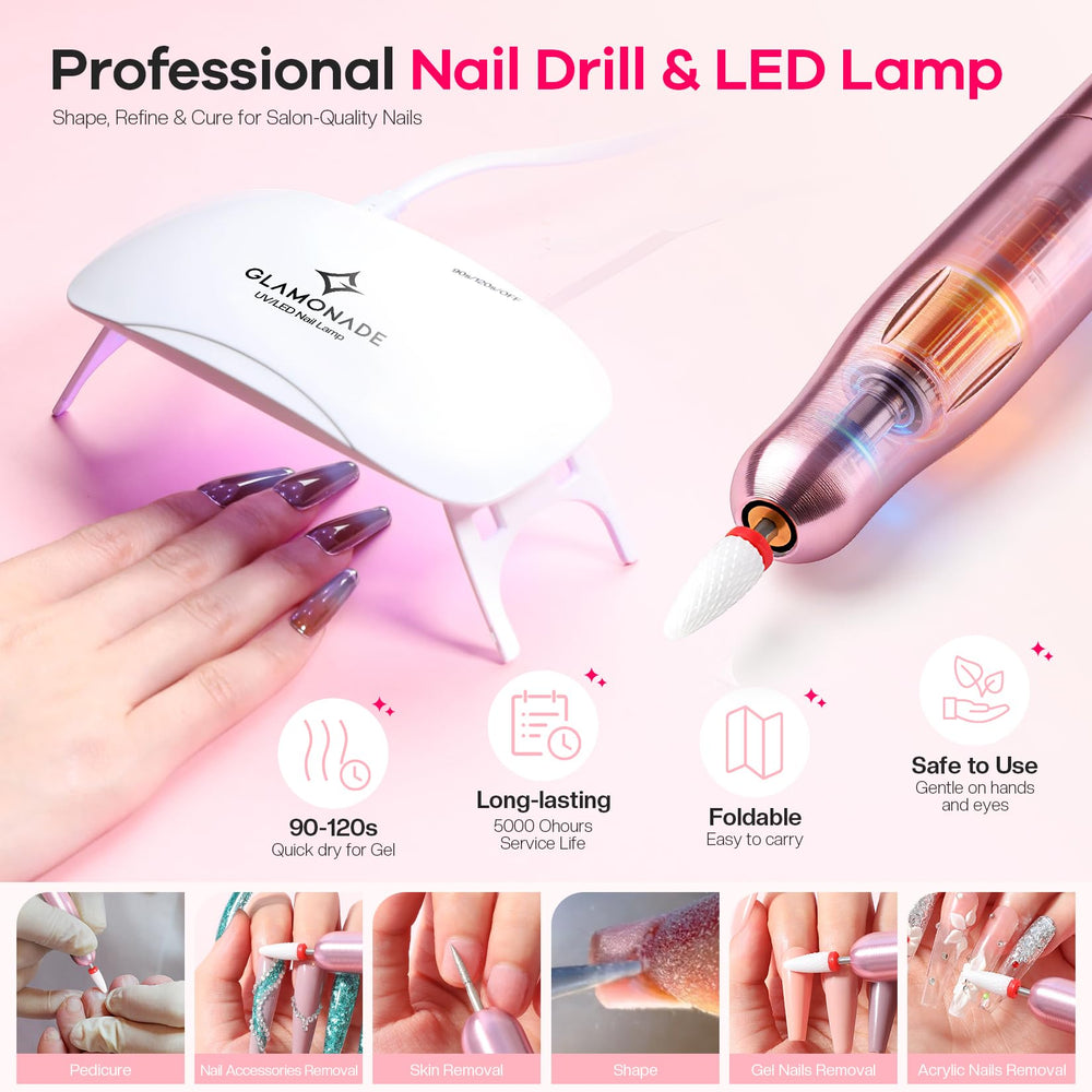 Glamonade nail stamp with example patterns for easy designs