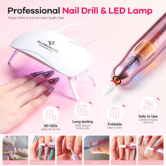 Glamonade nail stamp with example patterns for easy designs