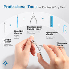 Glamonade cuticle oil pen in hand for mess-free hydration on the go