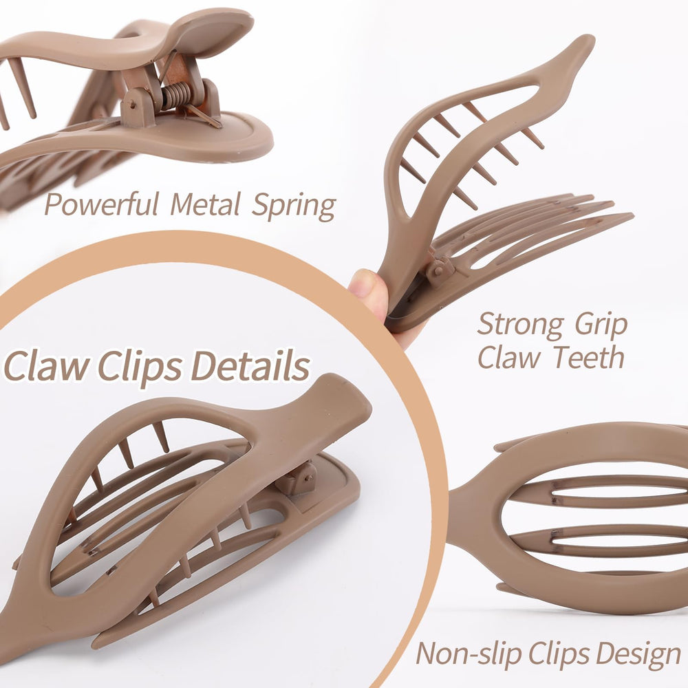 Glaudmeiss clip interior showing teeth and spring for strong hold