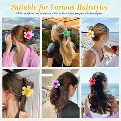 Glaudmeiss clip holding a half-up hairstyle for quick everyday styling