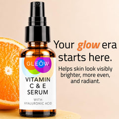 GLEOW pipette dispensing serum droplet highlighting precise application benefit