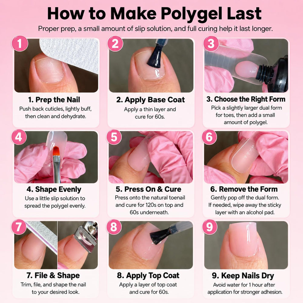GlimightyX finished toenail extensions in a lifestyle scene for natural results
