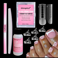 GlimightyX front packaging showing full toe dual forms kit benefits