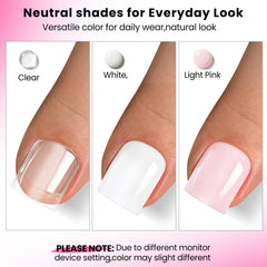 GlimightyX polygel texture swipe to show smooth consistency and control