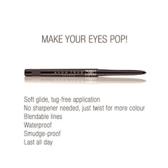 Avon Glimmerstick Majestic Plum swatch stroke showing rich plum color payoff