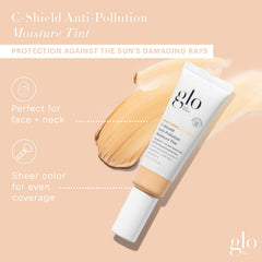 Glo Skin Beauty dispenser detail illustrating easy, mess-free application