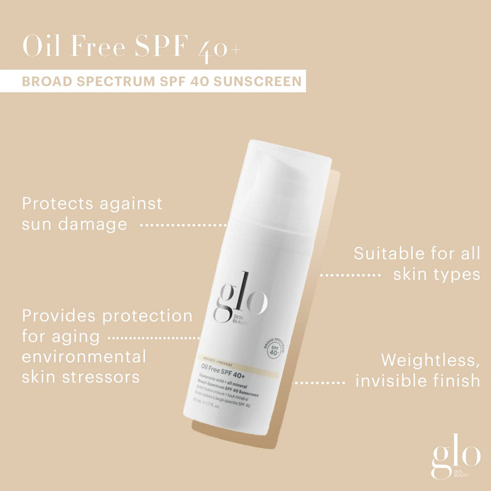 Glo Skin Beauty ingredient panel close-up, highlighting zinc oxide and antioxidants benefits