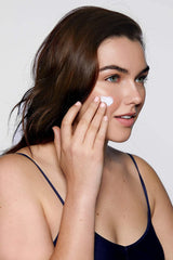 Glo Skin Beauty before and after texture view showing improved smoothness