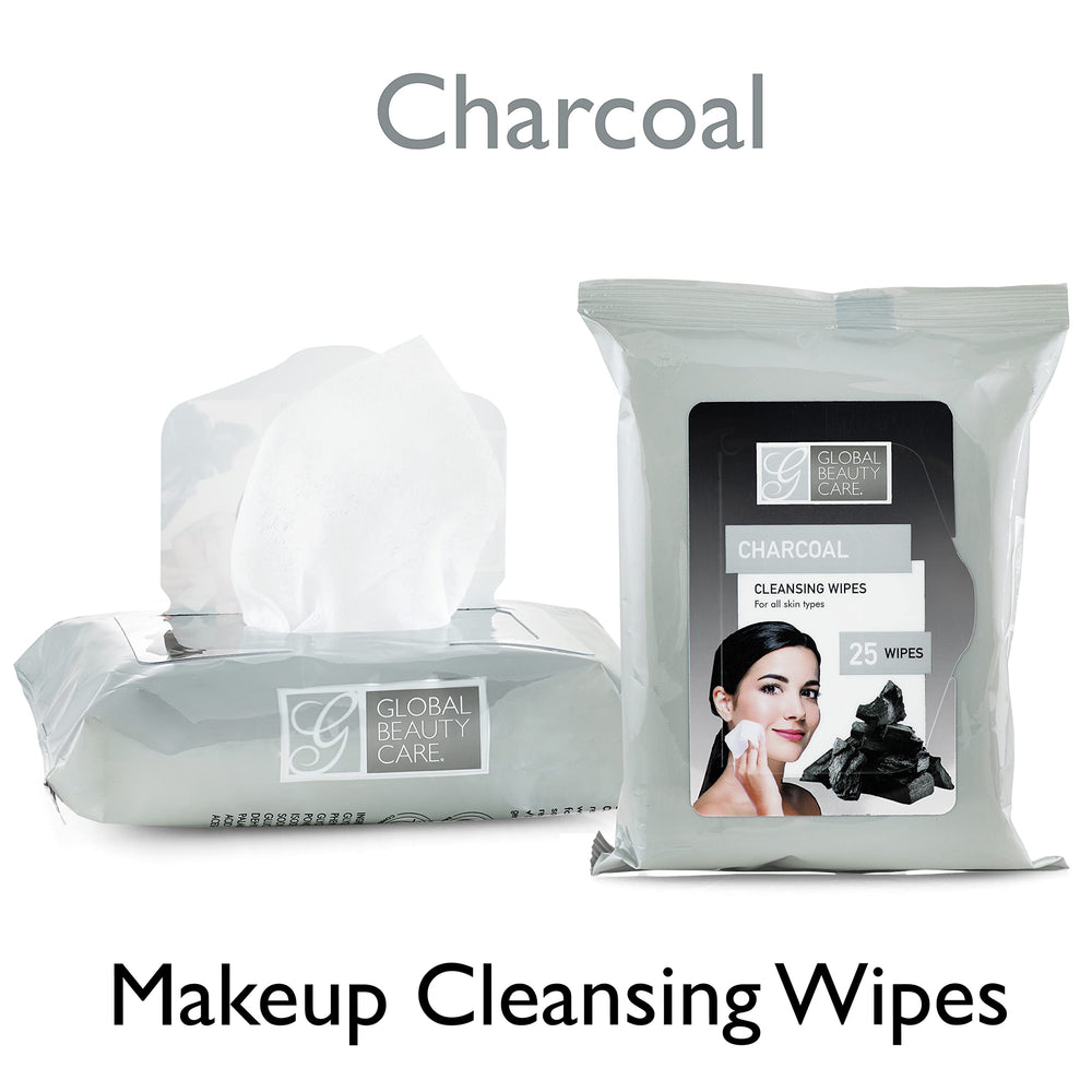 Global Beauty Care wipe in hand removing makeup for quick cleansing benefit