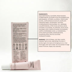 Global Beauty Care on bathroom counter in routine setup, suggests everyday use