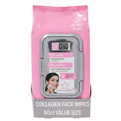 Global Beauty Care front packaging showing 60-count wipes benefits
