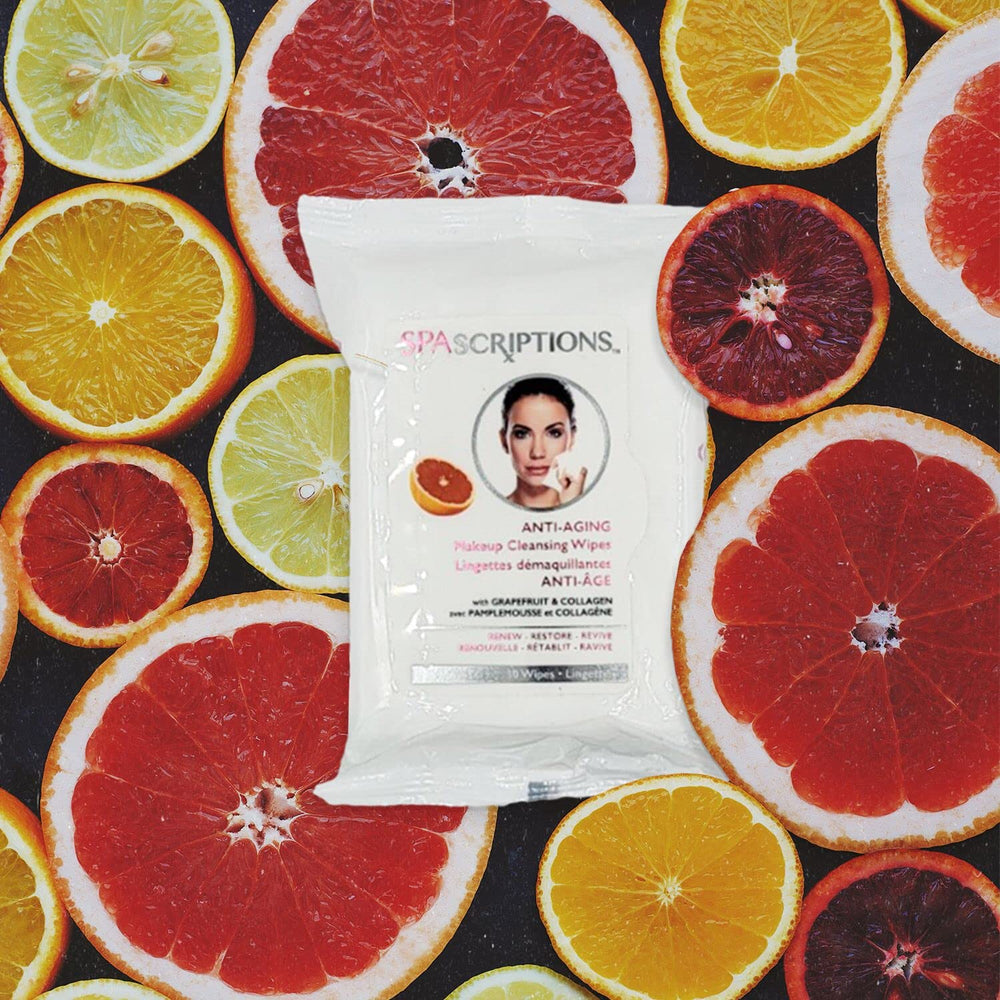 Global Beauty Care travel pouch with wipes emphasizing portability and on-the-go use