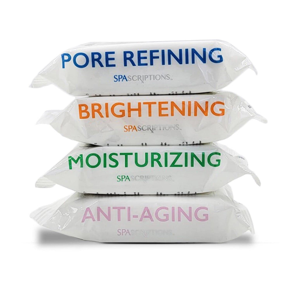 Global Beauty Care wipe being used on face to remove waterproof makeup effectively