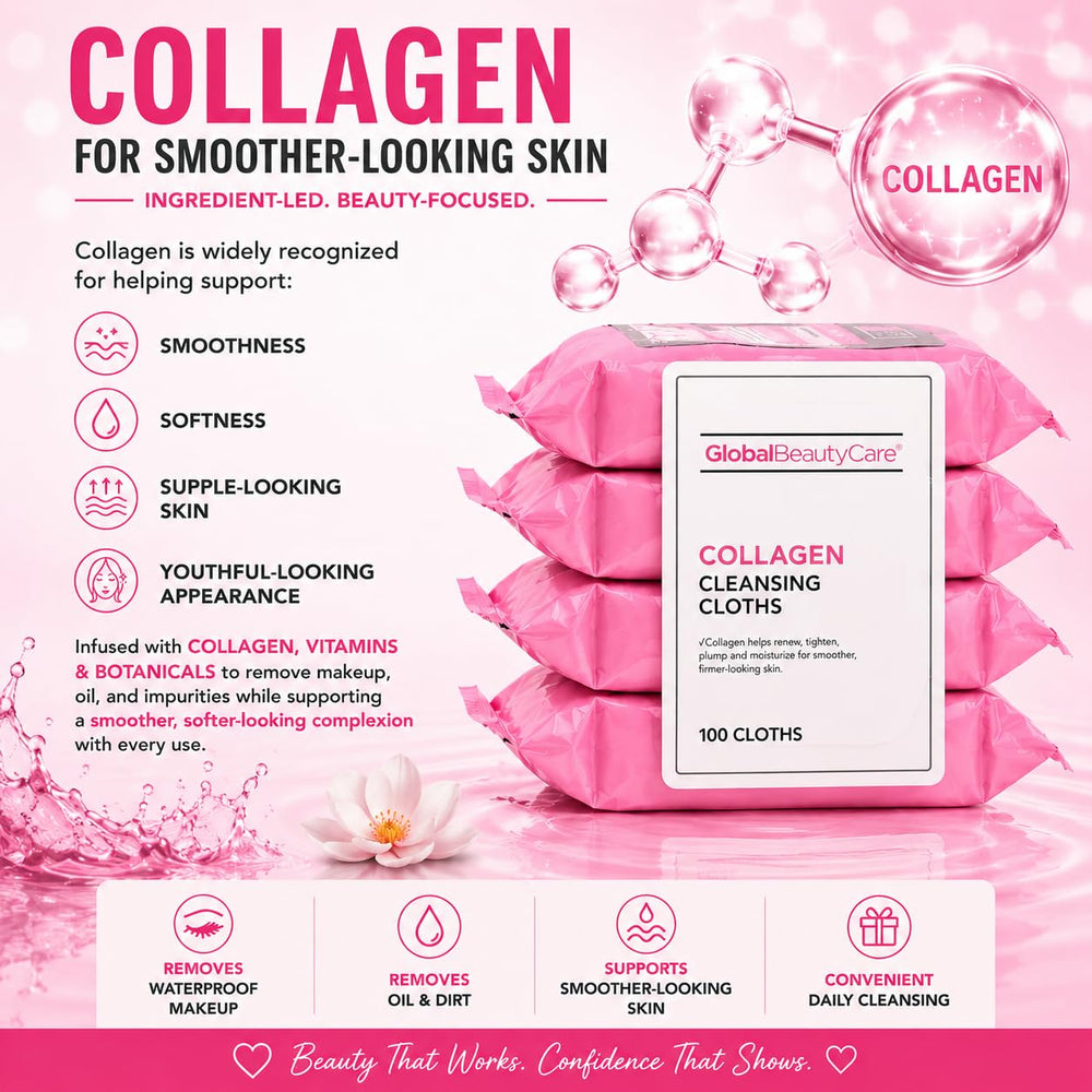 Global Beauty Care wipe removing makeup from face demonstrating gentle effectiveness