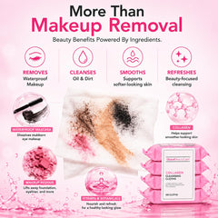 Global Beauty Care open pack with a single wipe ready to use for fast removal